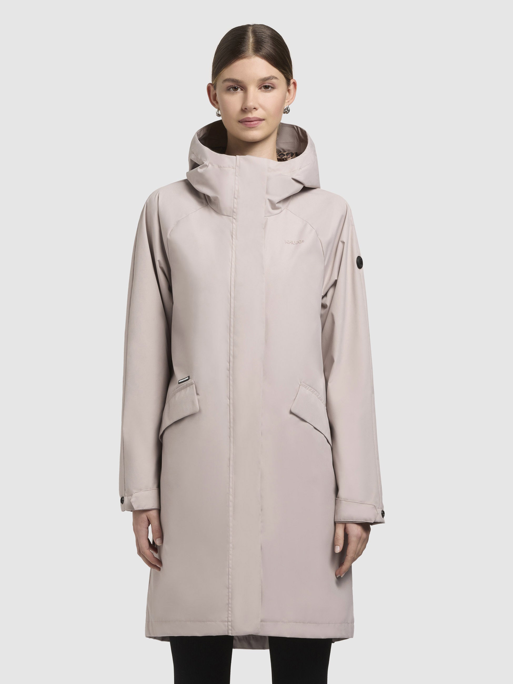 khujo-mantel-yeal-graulila-damen-kurzmantel-mit-kapuze-im-slim-fit image 4