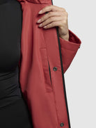 khujo-liede-damen-kurzmantel-regenjacke-pale-red image 8