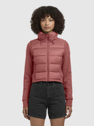 khujo-jacke-lival-rostrot-cropped-steppjacke-slim-fit image 4