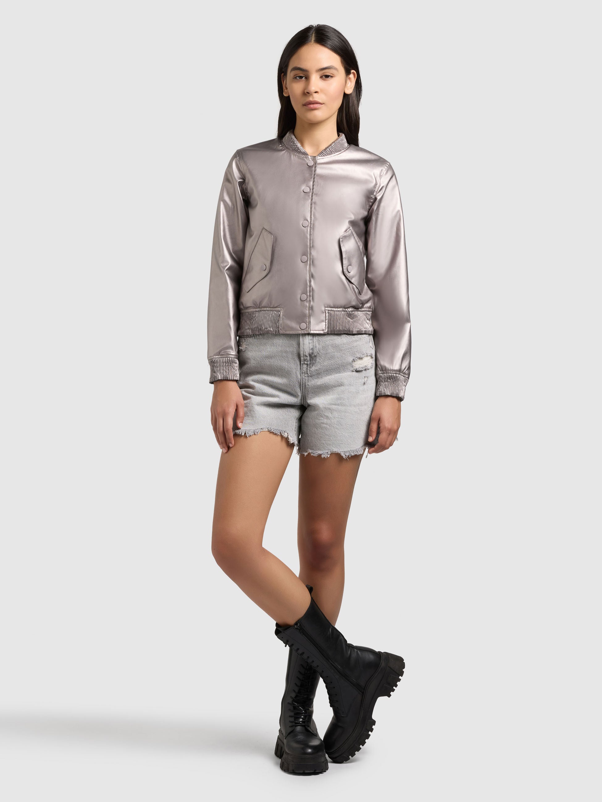 khujo-wendejacke-zeya-vintage-black-damen-blouson-aus-kunstleder image 7