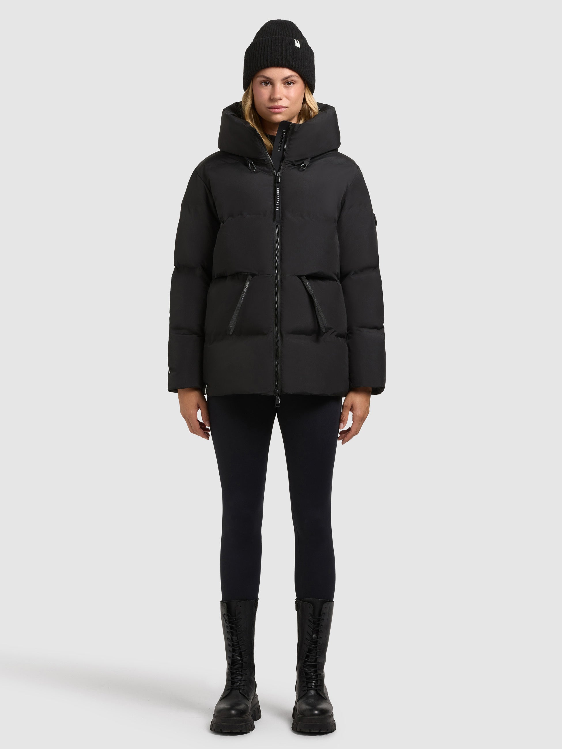 khujo-ellis-damen-steppjacke-black image 6