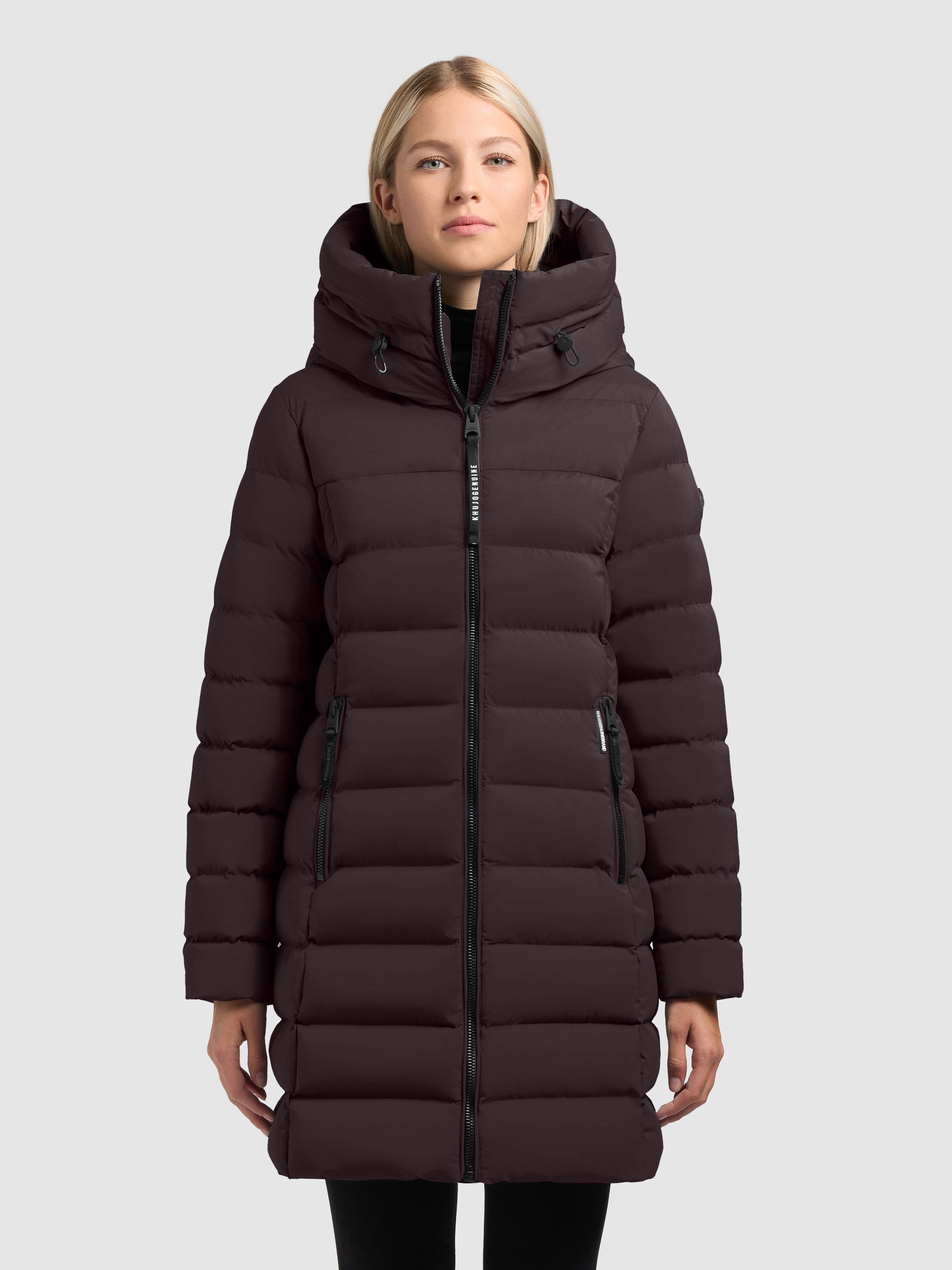 khujo-mantel-nekar2-moody-plum-gesteppter-damen-kurzmantel-mit-kapuze image 4
