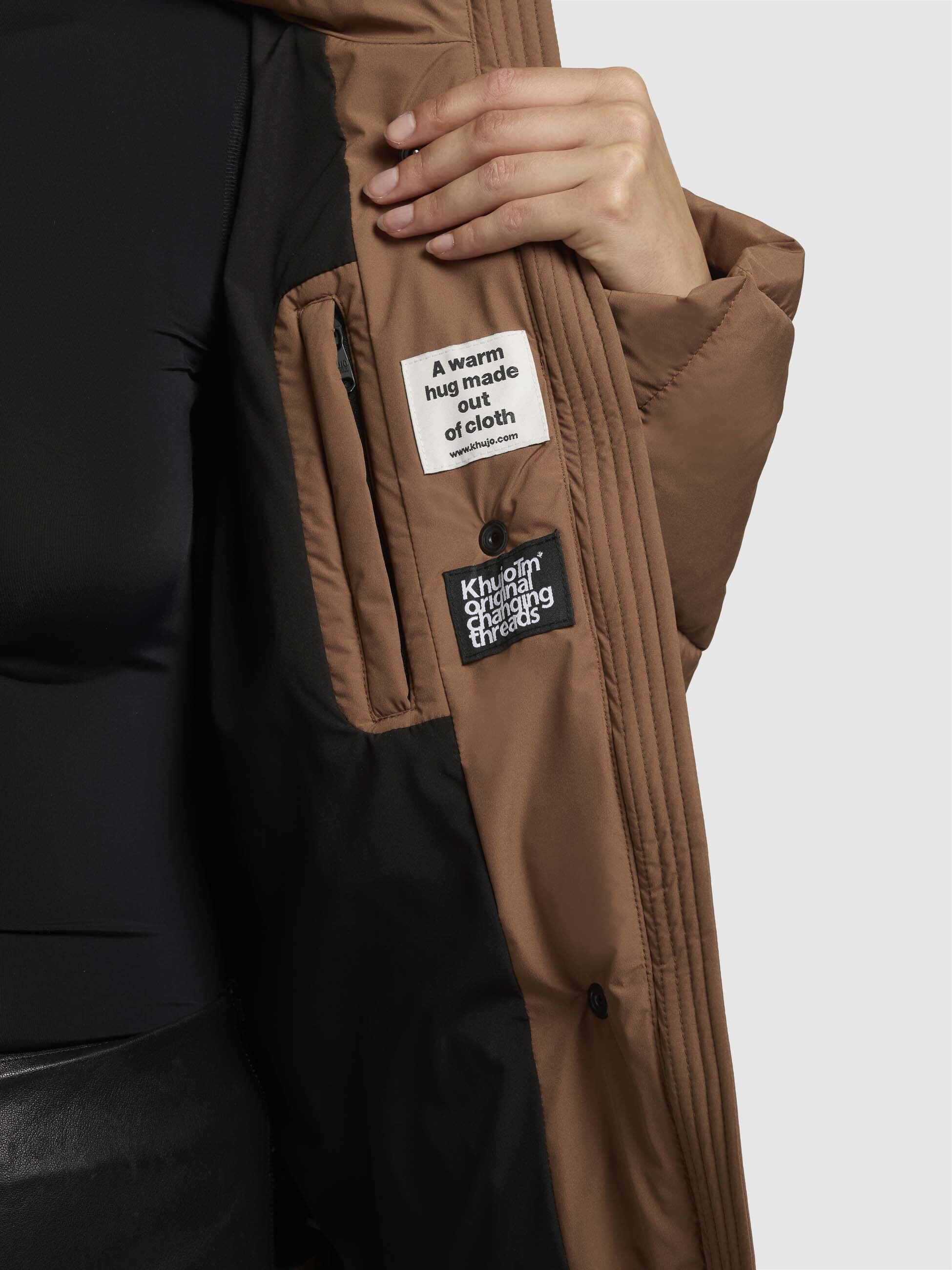 khujo-kimba-damen-jacke-loose-fit-hellbraun image 8