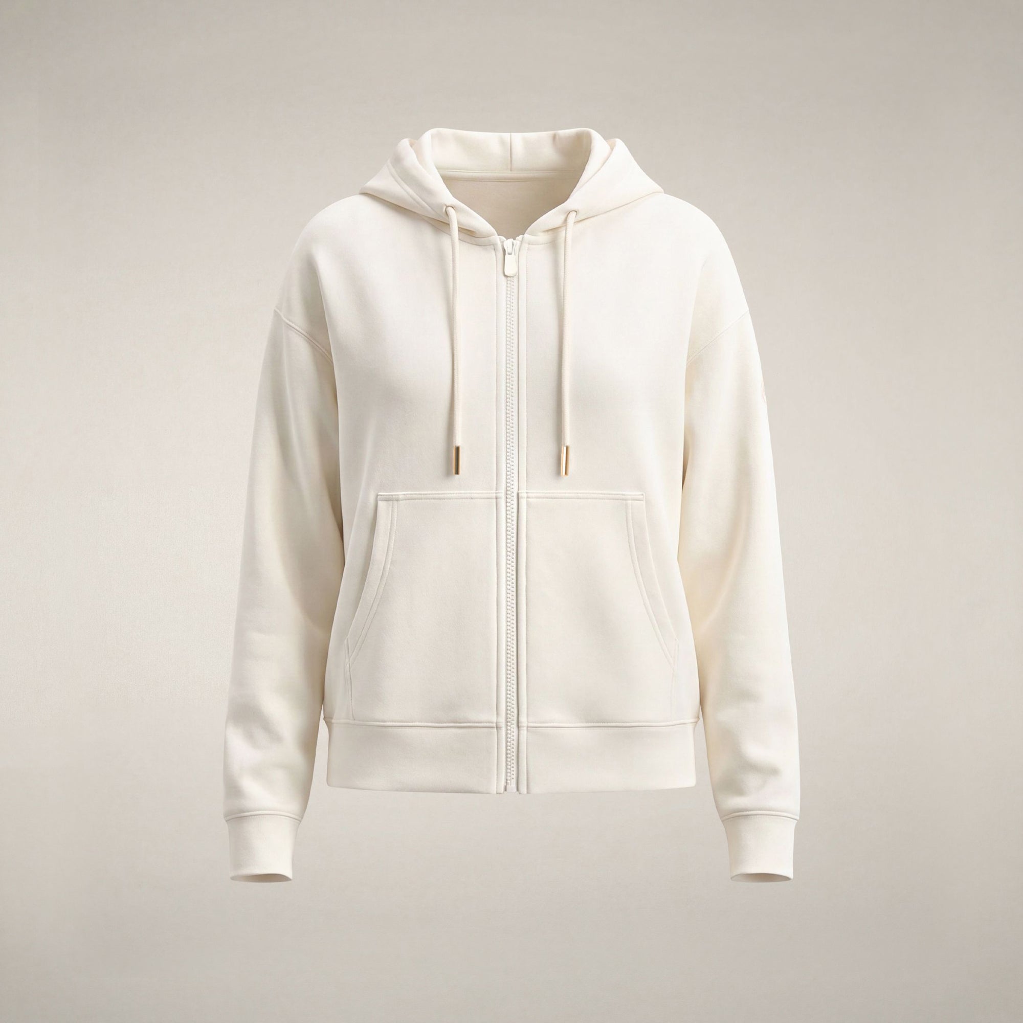 save-the-duck-kiku-damen-hoodie-mit-zip-sweatjacke-wei-wolke image 3