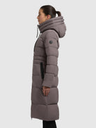 khujo-coat-enakh-graphite-gray-damen-knielanger-steppmantel-slim-fit image 5