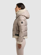 khujo-jacke-nessie2-greige-kurze-steppjacke-mit-teddyfleece image 5