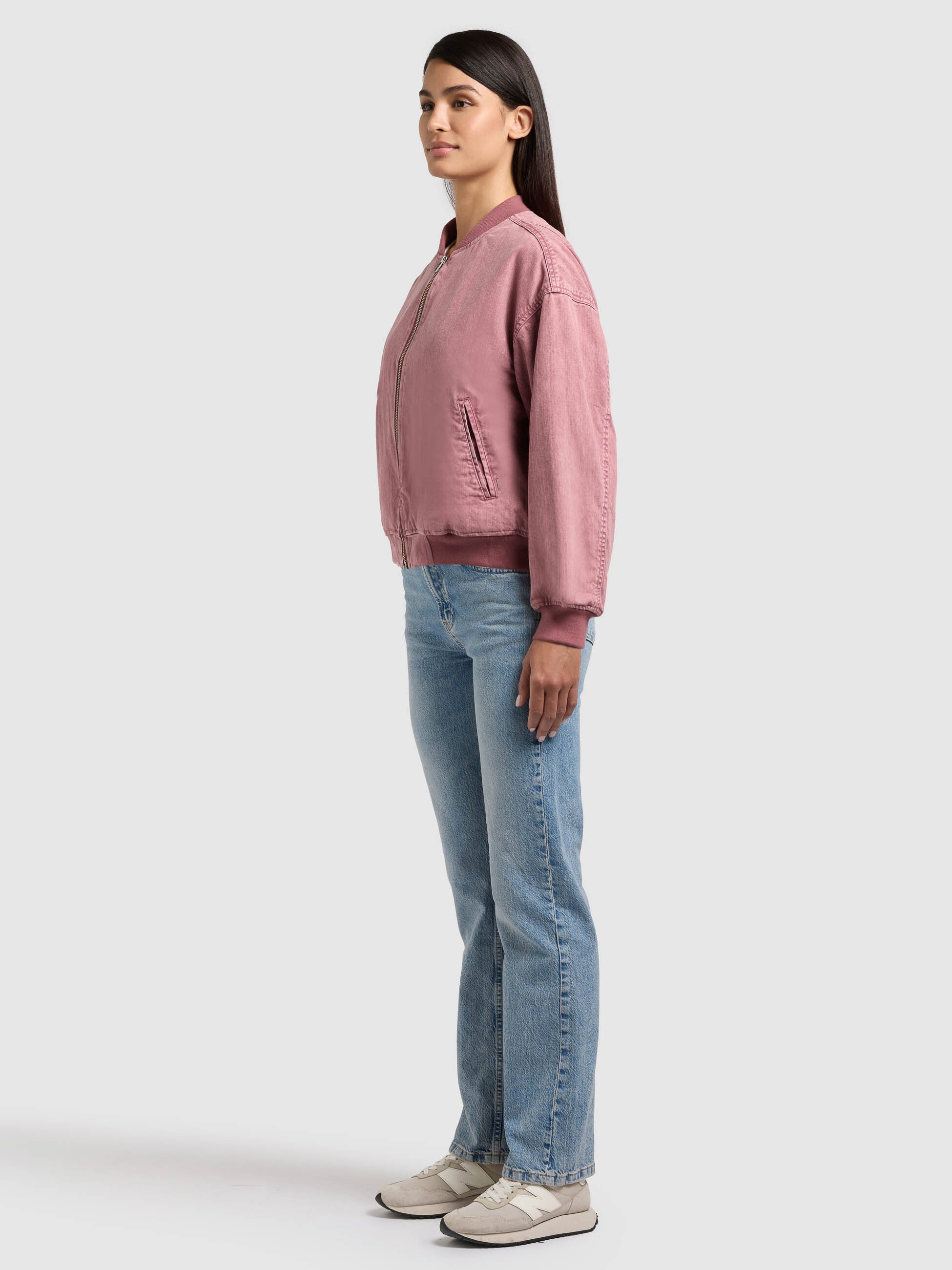khujo-jacke-sissi-fuchsia-bomberjacke-blouson-damen image 7