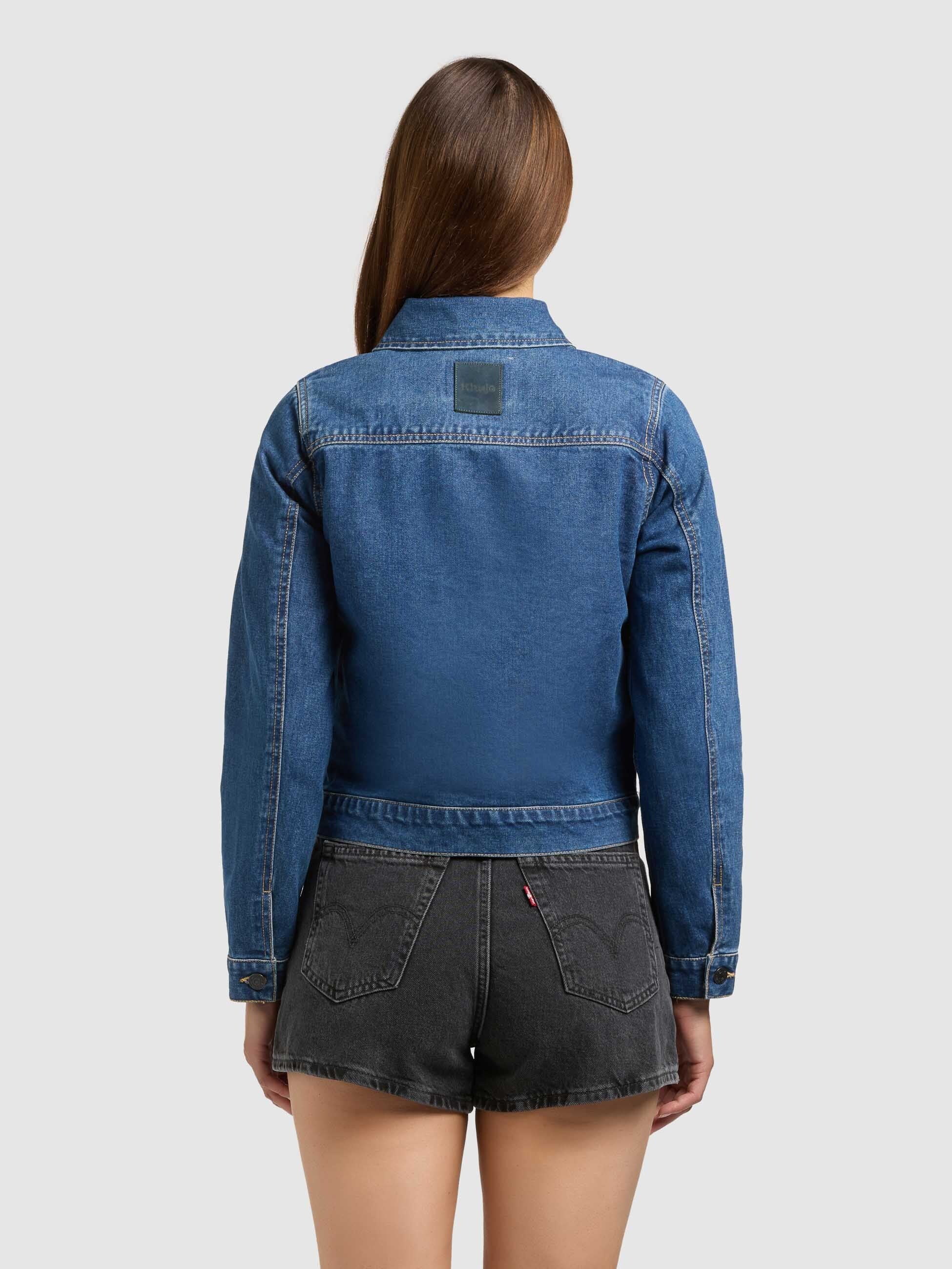 khujo-renia-damen-jeansjacke-midnight-blue image 3