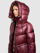 khujo-coat-tonia-mahogani-red-gl-nzender-steppmantel-damen-loose-fit image 7