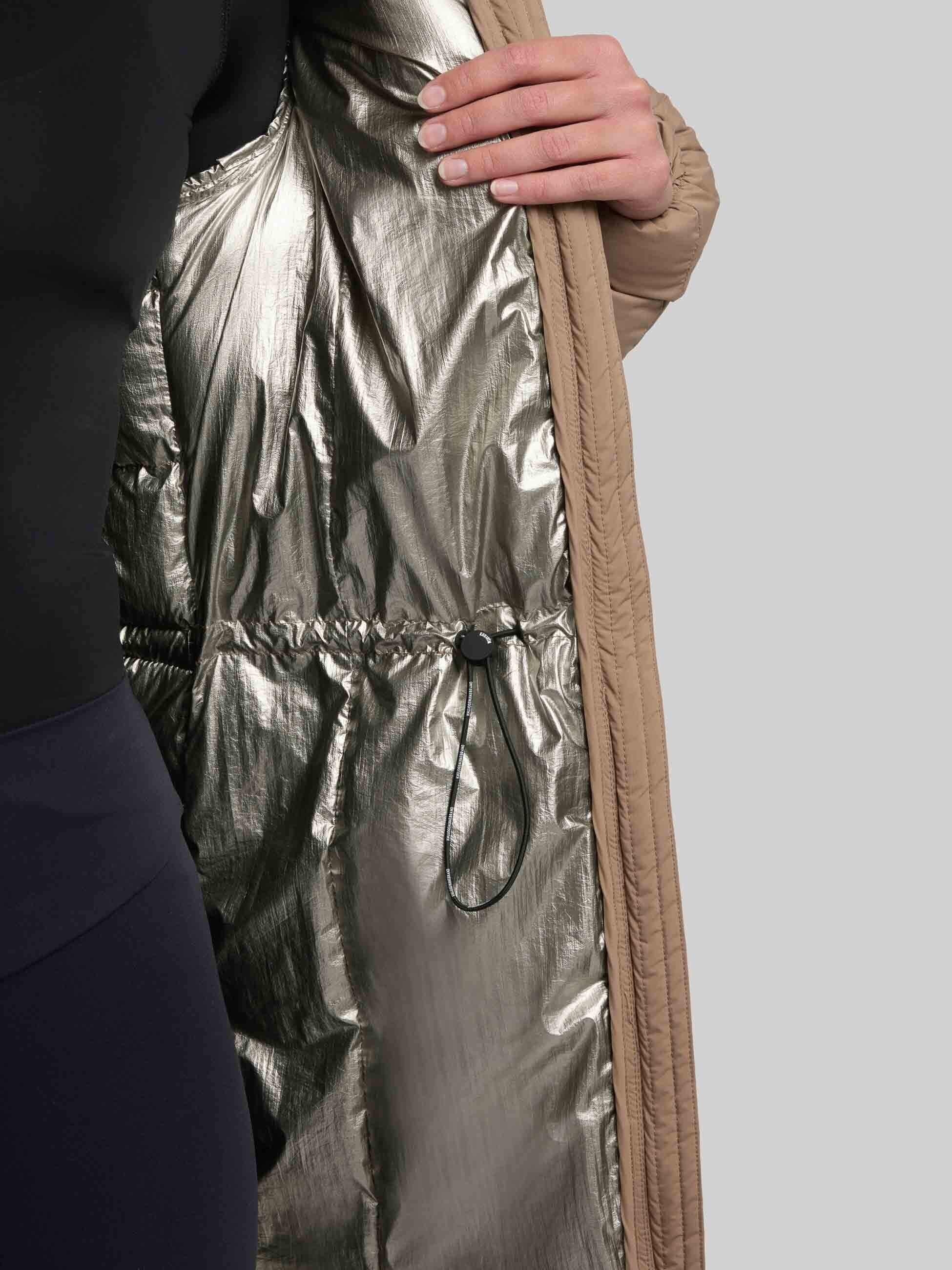 khujo-mantel-simmie2-cookie-beige-knielanger-slim-fit-steppmantel image 8
