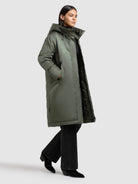 khujo-coat-oliva-sage-green-wintermantel-damen-mit-abnehmbarem-kunstfell image 6