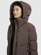 khujo-luga-damen-steppmantel-taupe-dunkel-loose-fit image 7