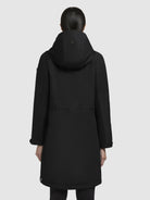 khujo-mantel-yeal-schwarz-slim-fit-kurzmantel-damen image 3