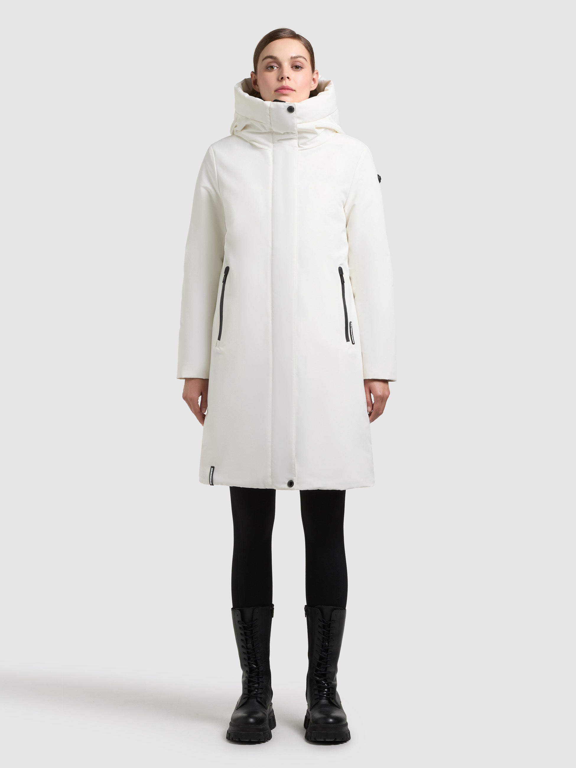 khujo-mantel-nellen2-luna-white-damen-wintermantel-loose-fit-mit-kapuze image 2