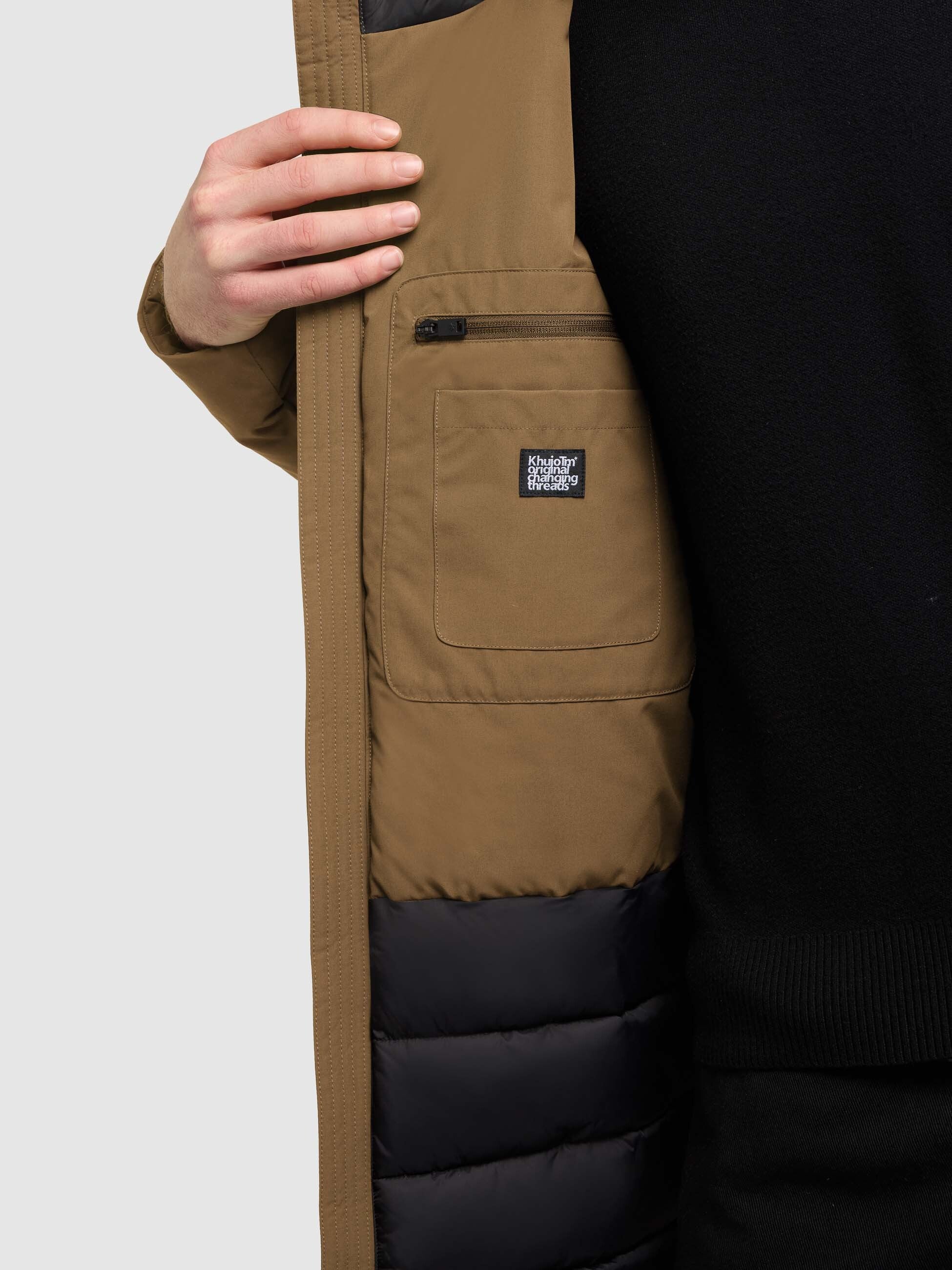 khujo-mantel-fogg2-oozey-brown-damen-parka-regular-fit image 8