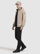 khujo-jacke-larm-beige-regular-fit-kapuzenjacke-damen image 2