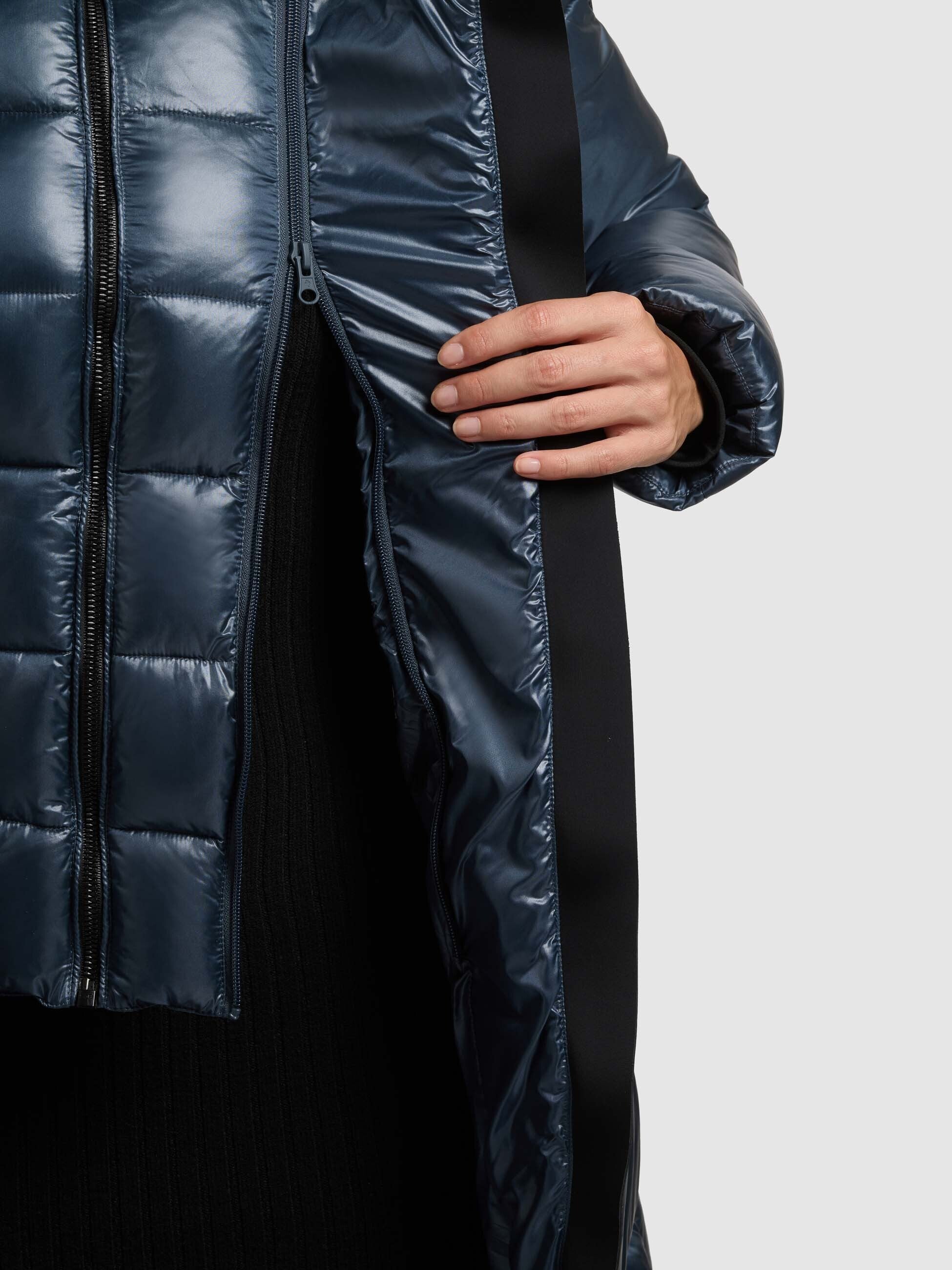 khujo-mantel-rabia-2in1-damen-wintermantel-dim-blue-wadenlang-slim-fit image 8