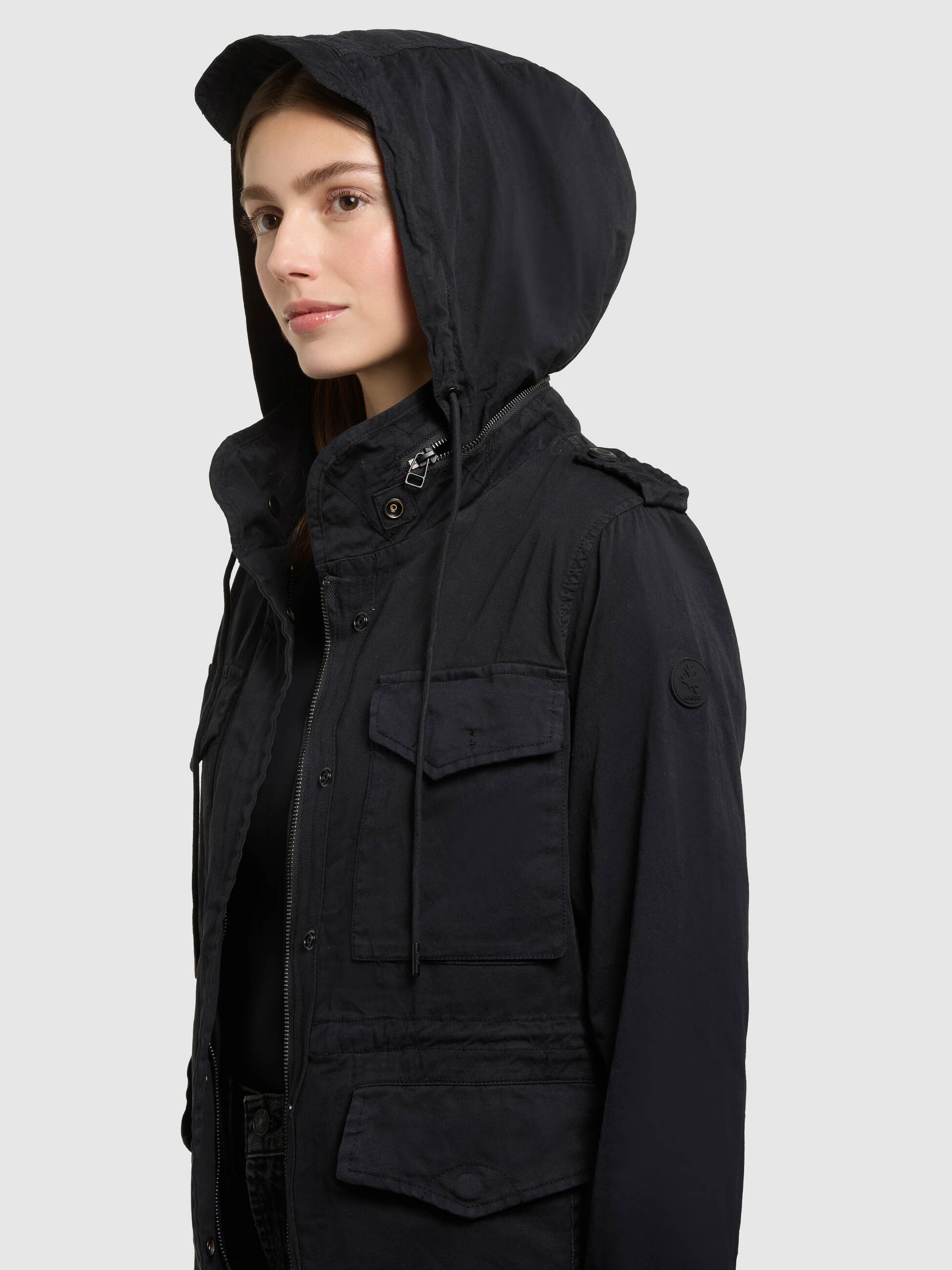 khujo-jacke-nori-black-fieldjacke-aus-baumwolltwill-im-military-stil image 7