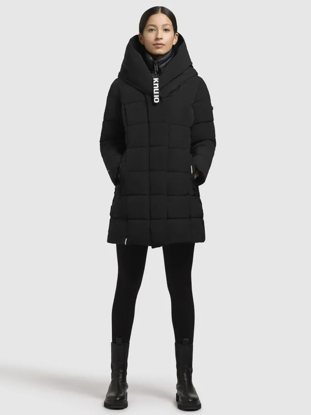 khujo-tenx-damen-steppjacke-parka-schwarz-mit-herausnehmbarem-einsatz image 1