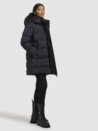 khujo-dido3-dunkelblau-mantel-damen-regular-fit-steppmantel image 2