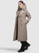 khujo-coat-elena-gray-beige-trenchcoat-mit-herausnehmbarer-stepp-einlage image 2