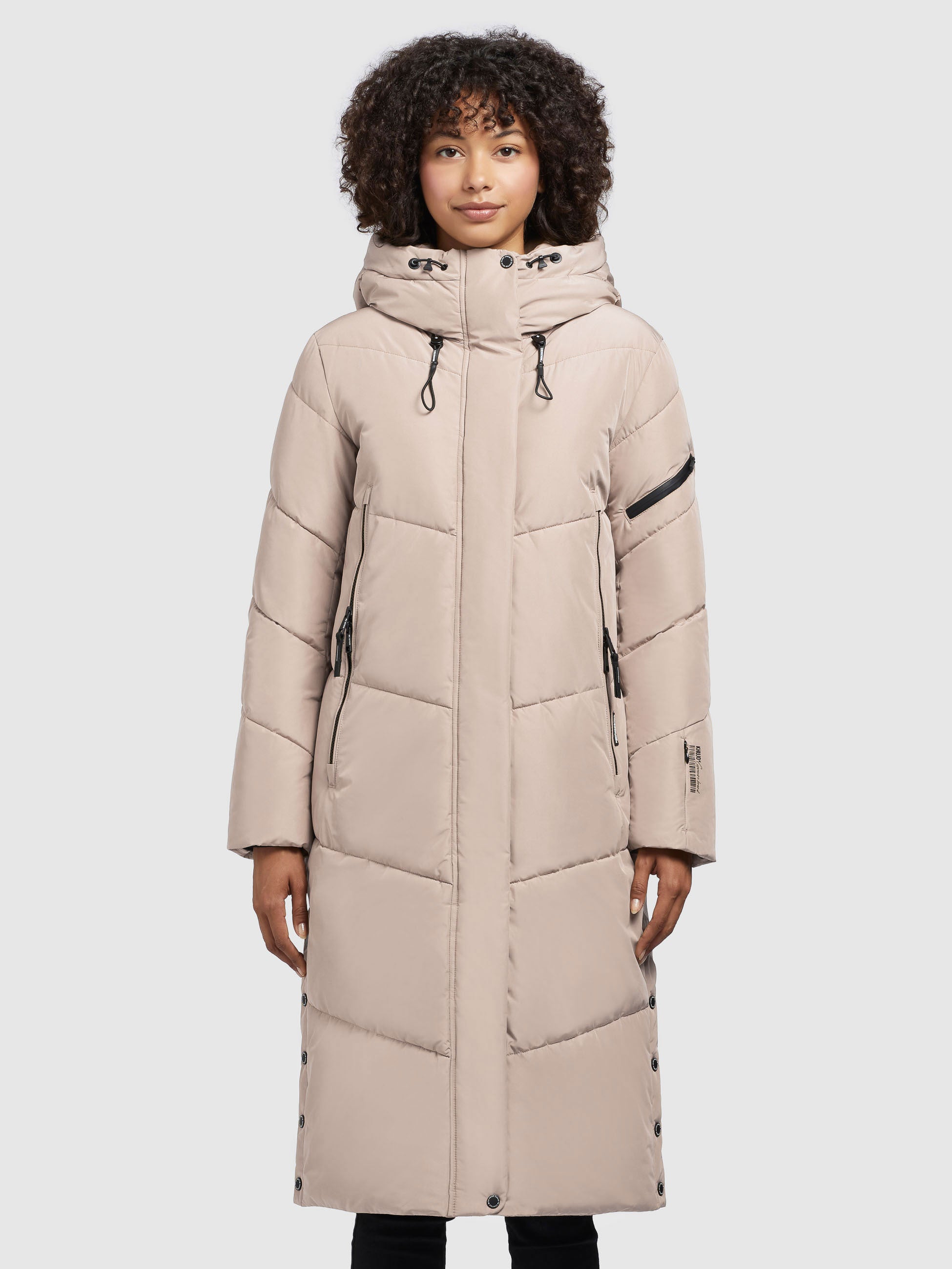 khujo-mantel-sonje5-hellbeige-langer-wattierter-damen-steppmantel image 4