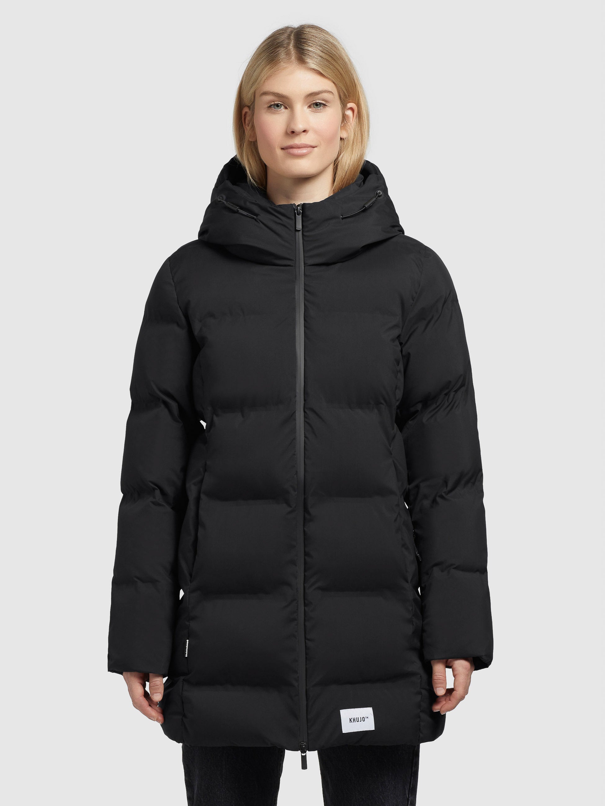 khujo-jacke-tanare2-schwarz-damen-steppjacke-regular-fit image 4