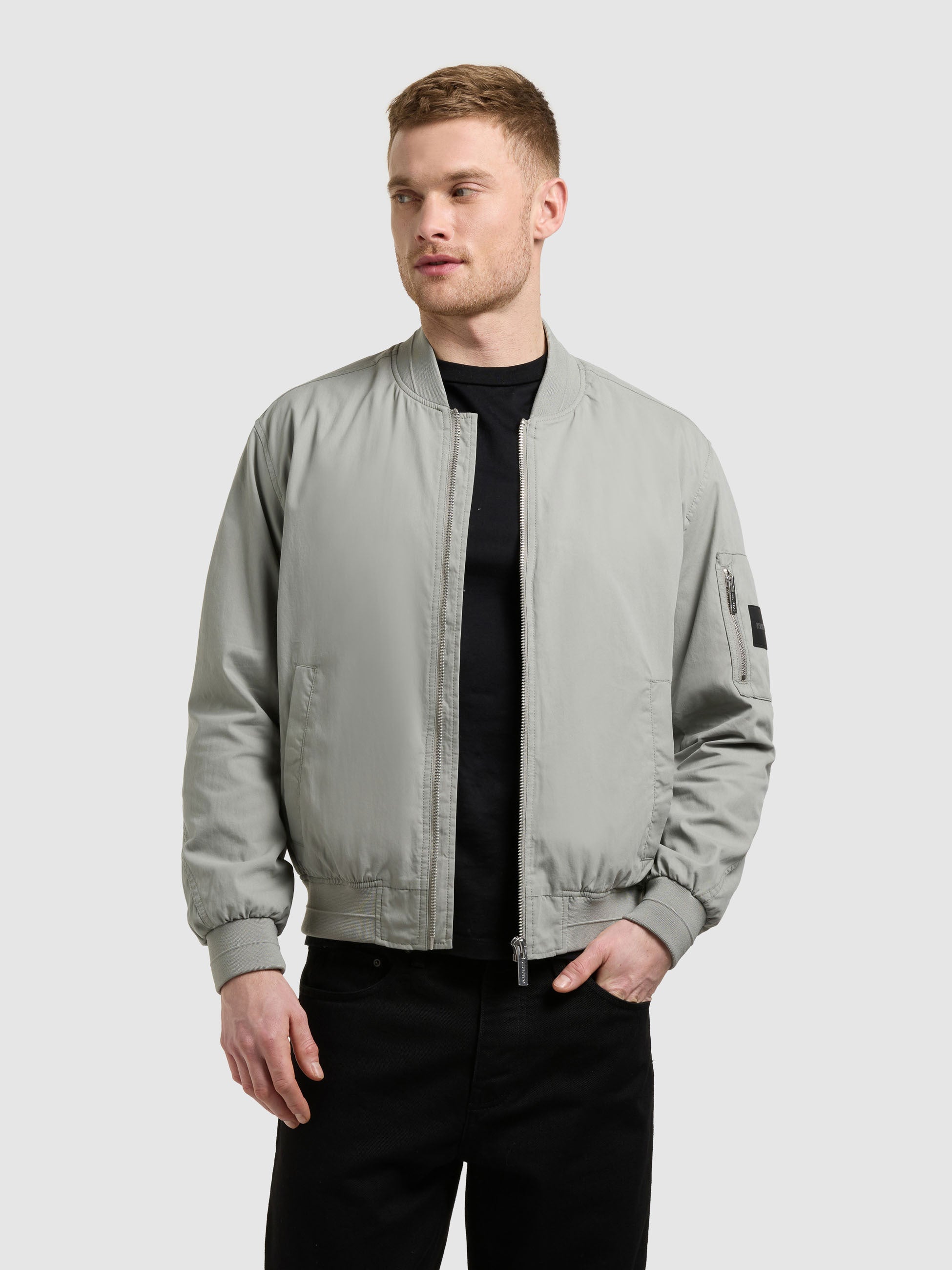 khujo-jacke-tawas-cloud-green-bomberjacke-mit-rippb-ndchen-und-mesh-futter image 1