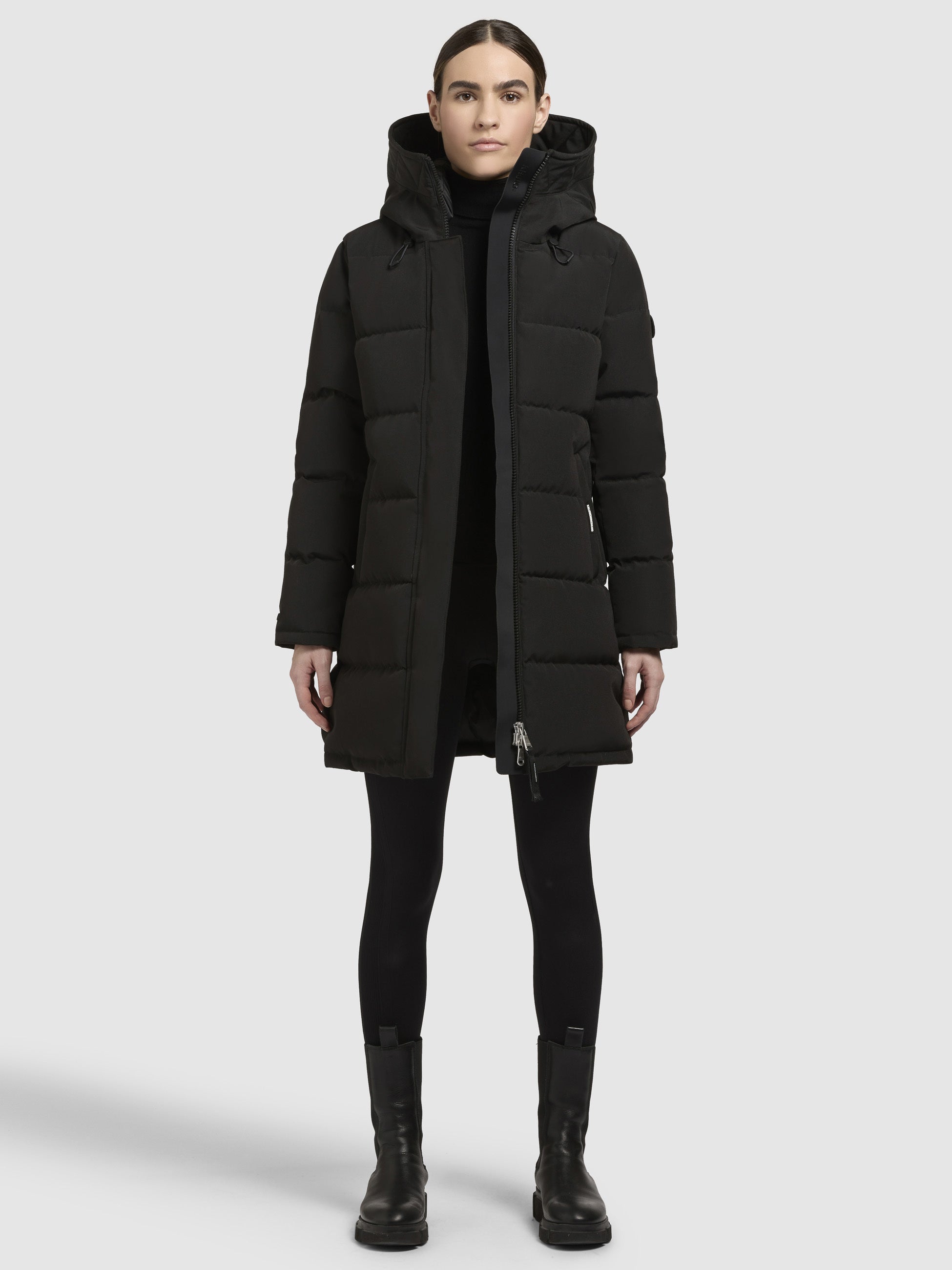 khujo-faltd-steppmantel-schwarz-damen-wintermantel-mit-kapuze-im-regular-fit image 2