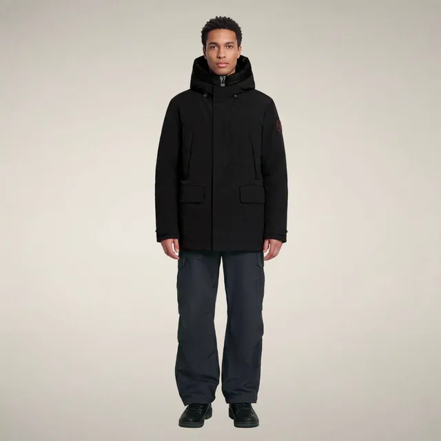 save-the-duck-gerard-herren-parka-mit-kapuze-schwarz image 1