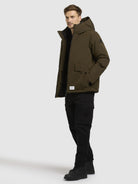khujo-jacke-gero-winterjacke-damen-mit-kapuze-in-dunkeloliv image 2