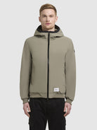 khujo-larm-jacke-graugr-n-kapuzenjacke-regular-fit-mit-zwei-wege-rei-verschluss image 4