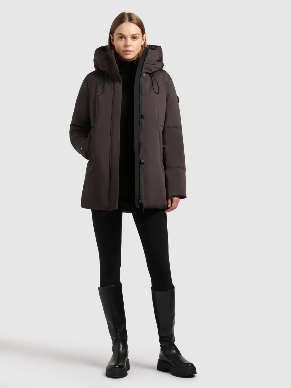 khujo-jacke-allap-moody-plum-damen-teil-gesteppte-winterjacke image 1