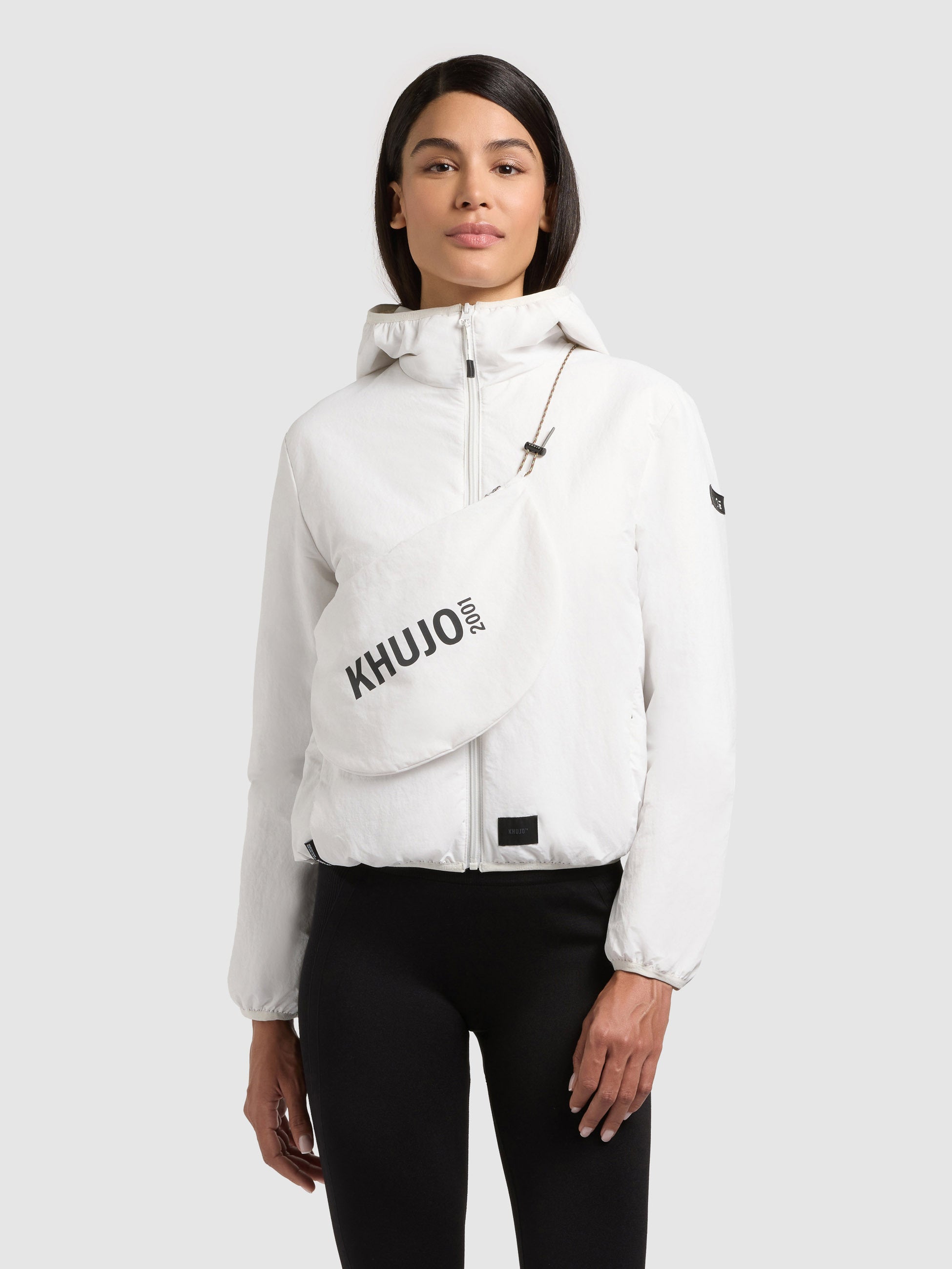 khujo-shelly2-damen-blouson-bomberjacke-off-white-mit-tasche image 1