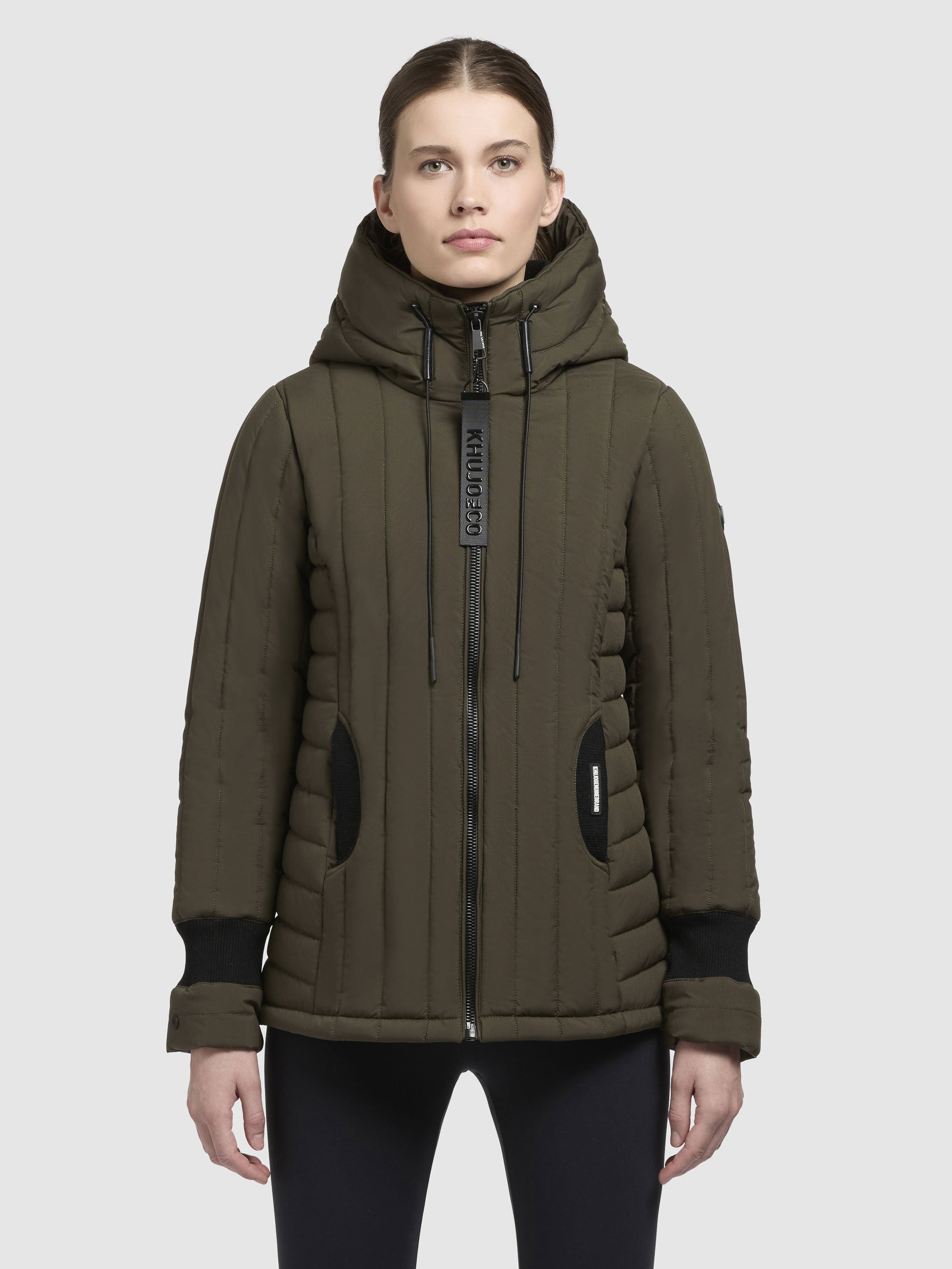 khujo-jacke-tweety-neo-khaki-steppjacke-h-ftlang-mit-strick image 4