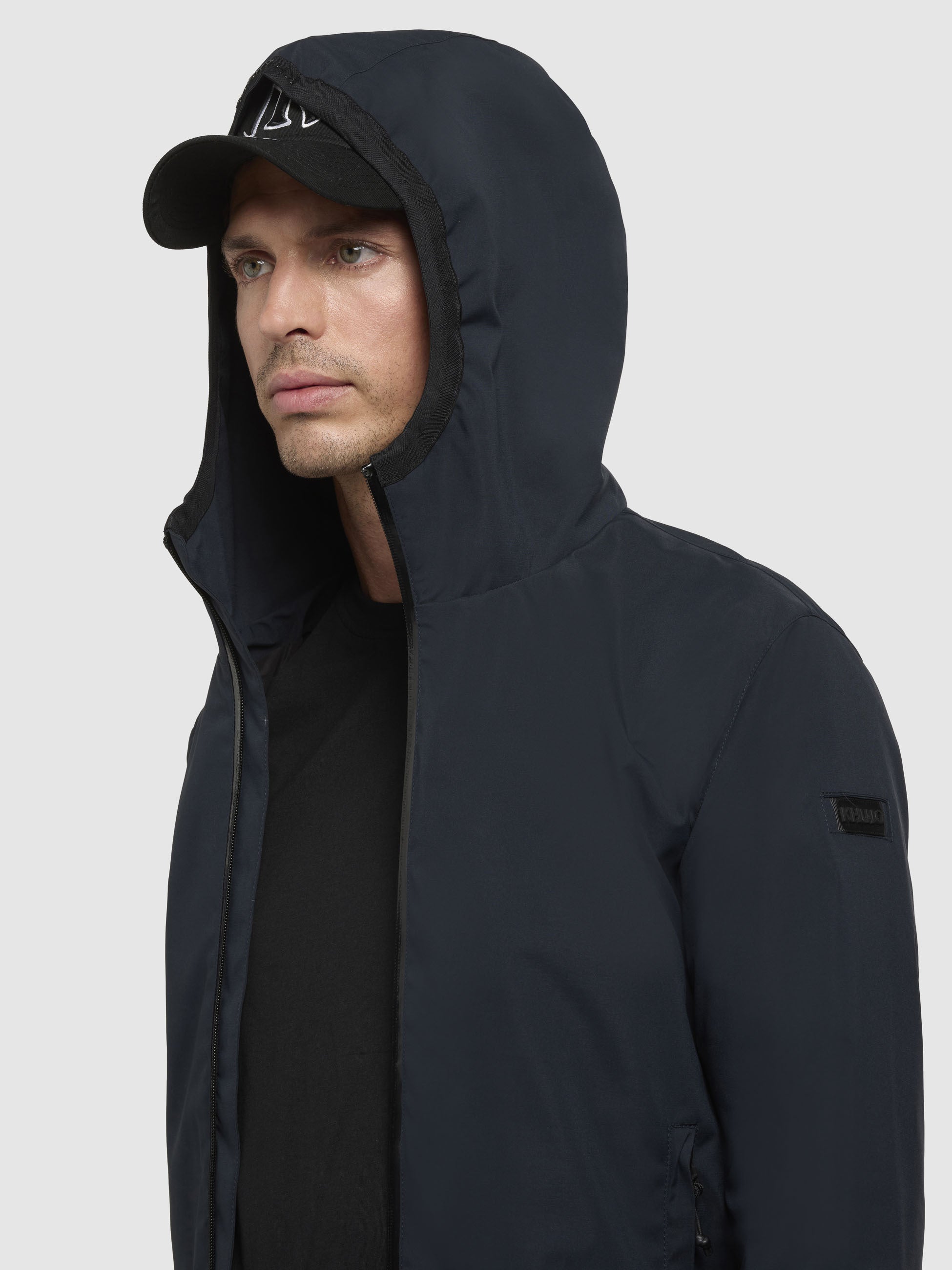 khujo-jacke-larm-dunkelblau-kapuzenjacke-regular-fit image 7