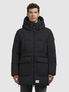 khujo-coat-welm-matt-black-wattierter-damen-steppmantel-mit-kapuze image 4