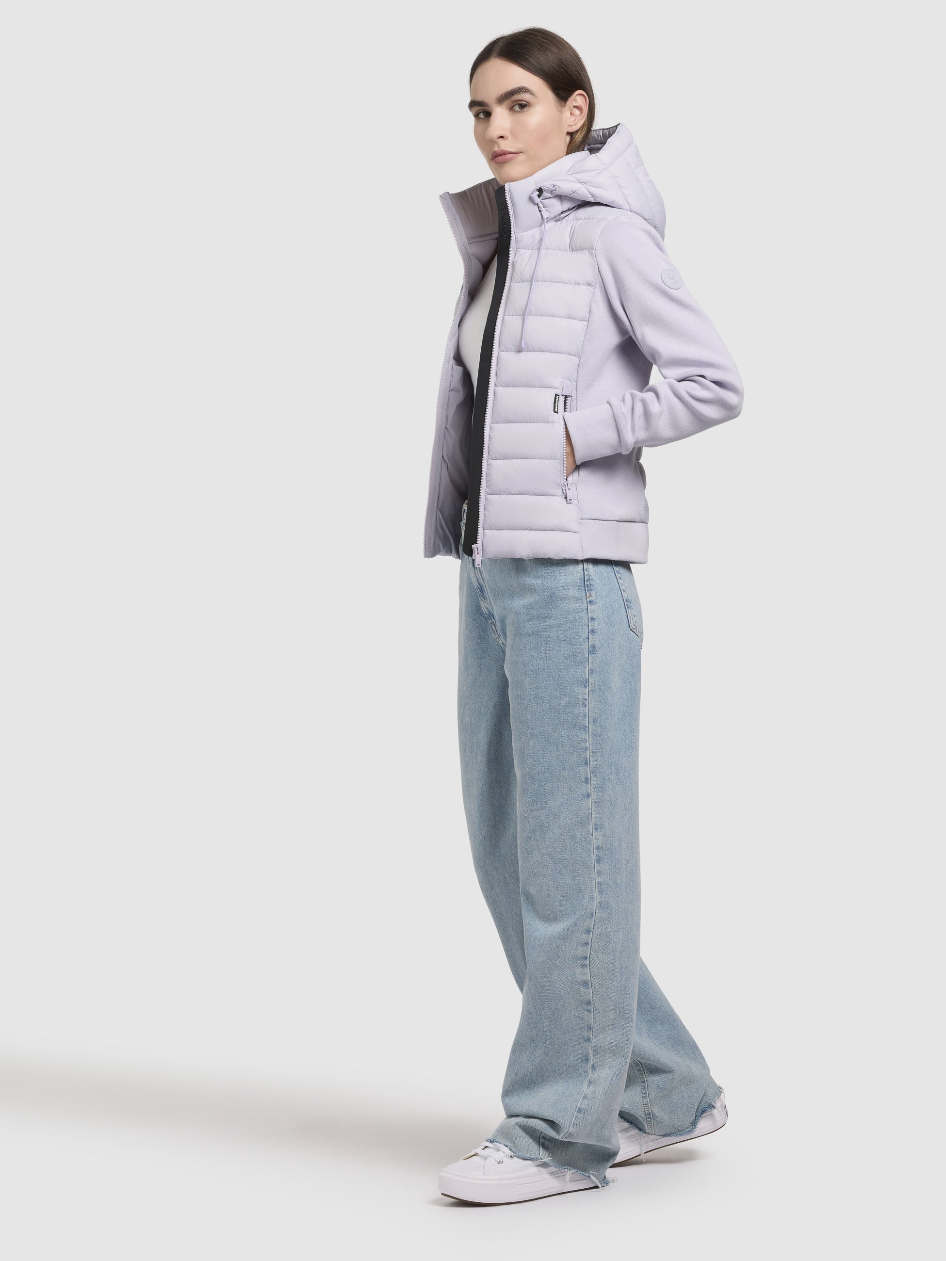 khujo-athi-damen-steppjacke-blasslila-materialmix-baumwollmix image 2