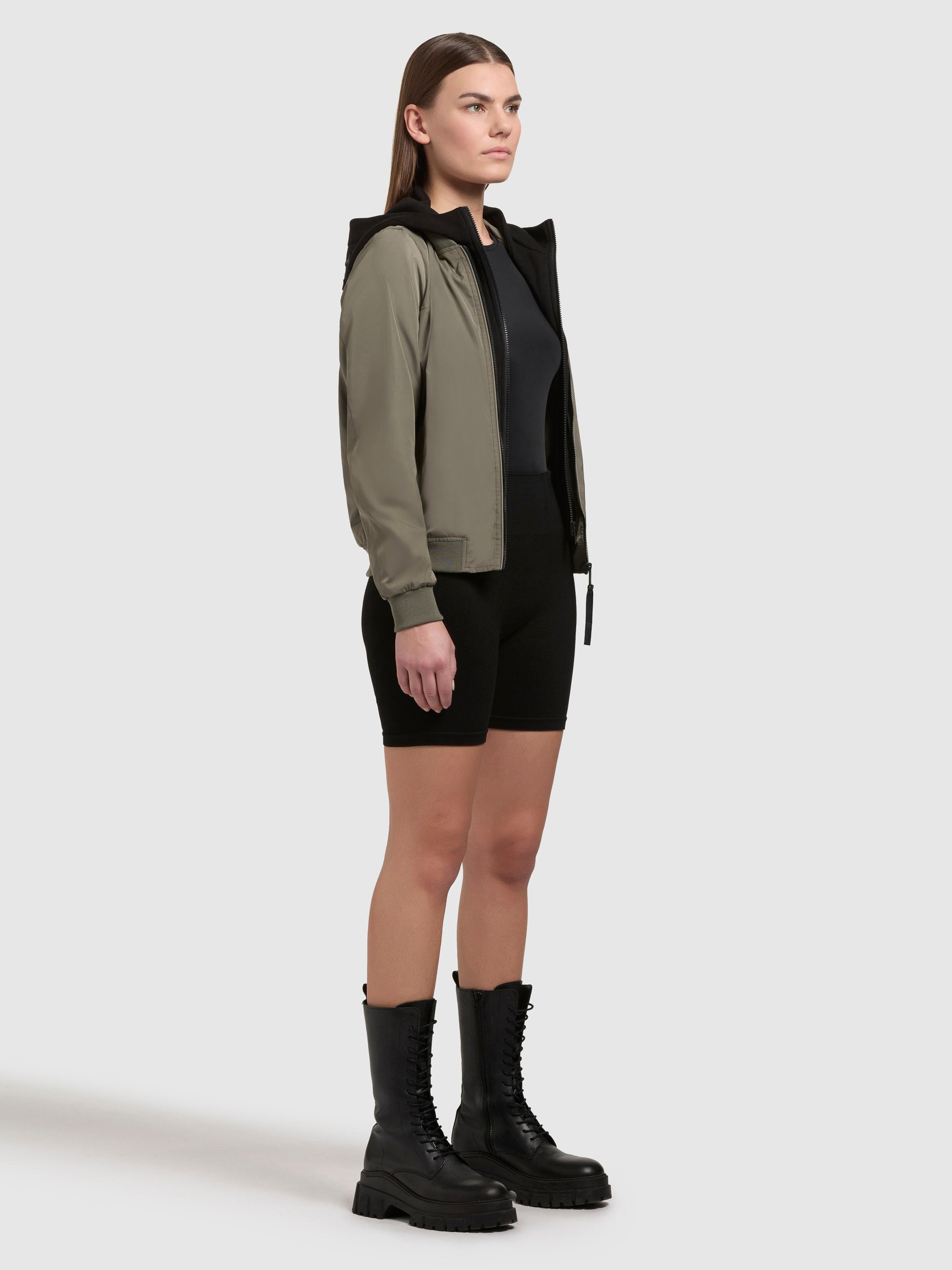 khujo-jacke-seeam-graugr-n-damen-bomberjacke-regular-fit image 6