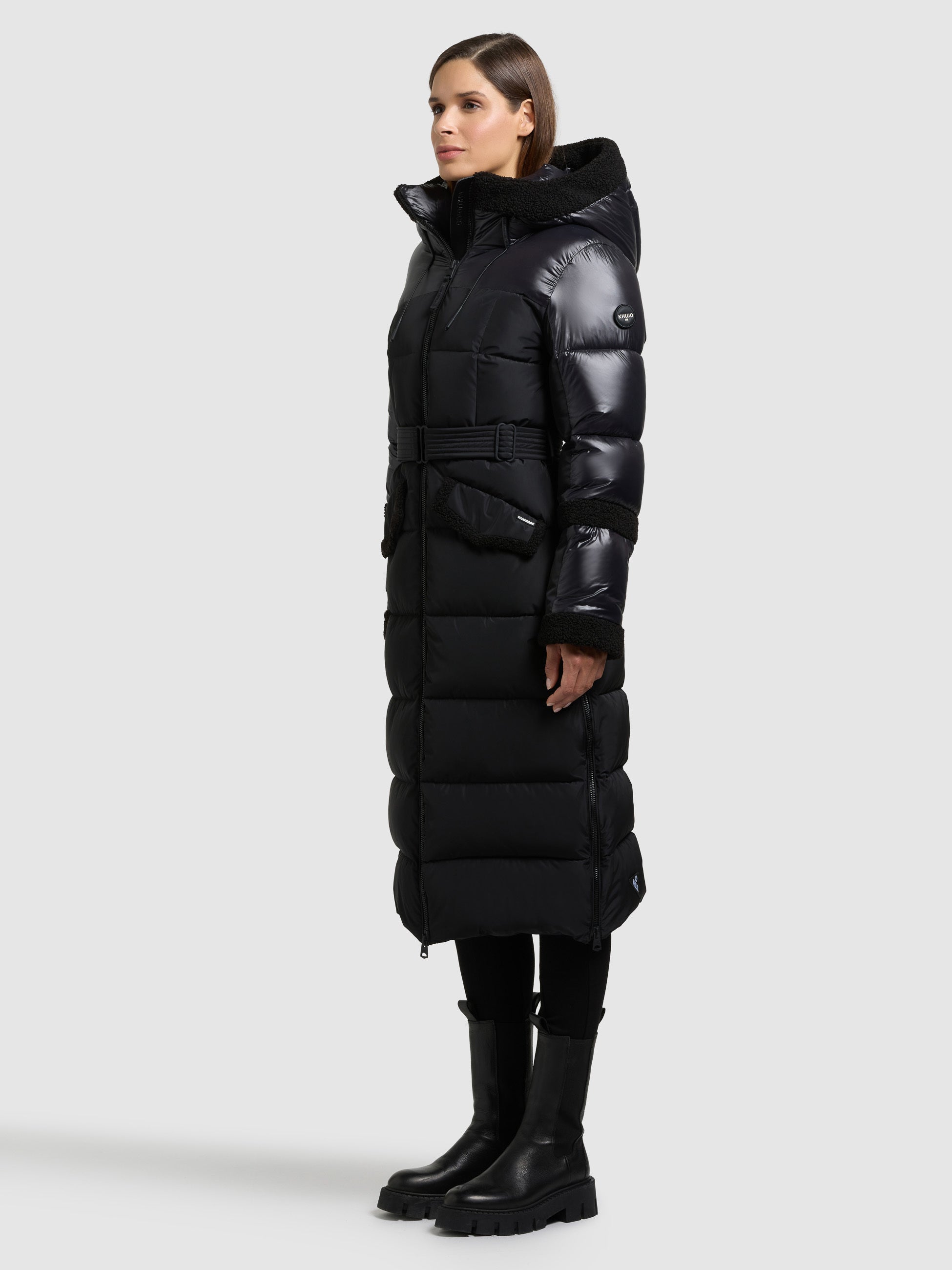 khujo-mantel-julita2-black-wadenlanger-steppmantel-mit-teddyfleece image 5