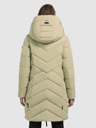 khujo-coat-darka2-light-olive-gesteppter-damenmantel-regular-fit-mit-kapuze image 3