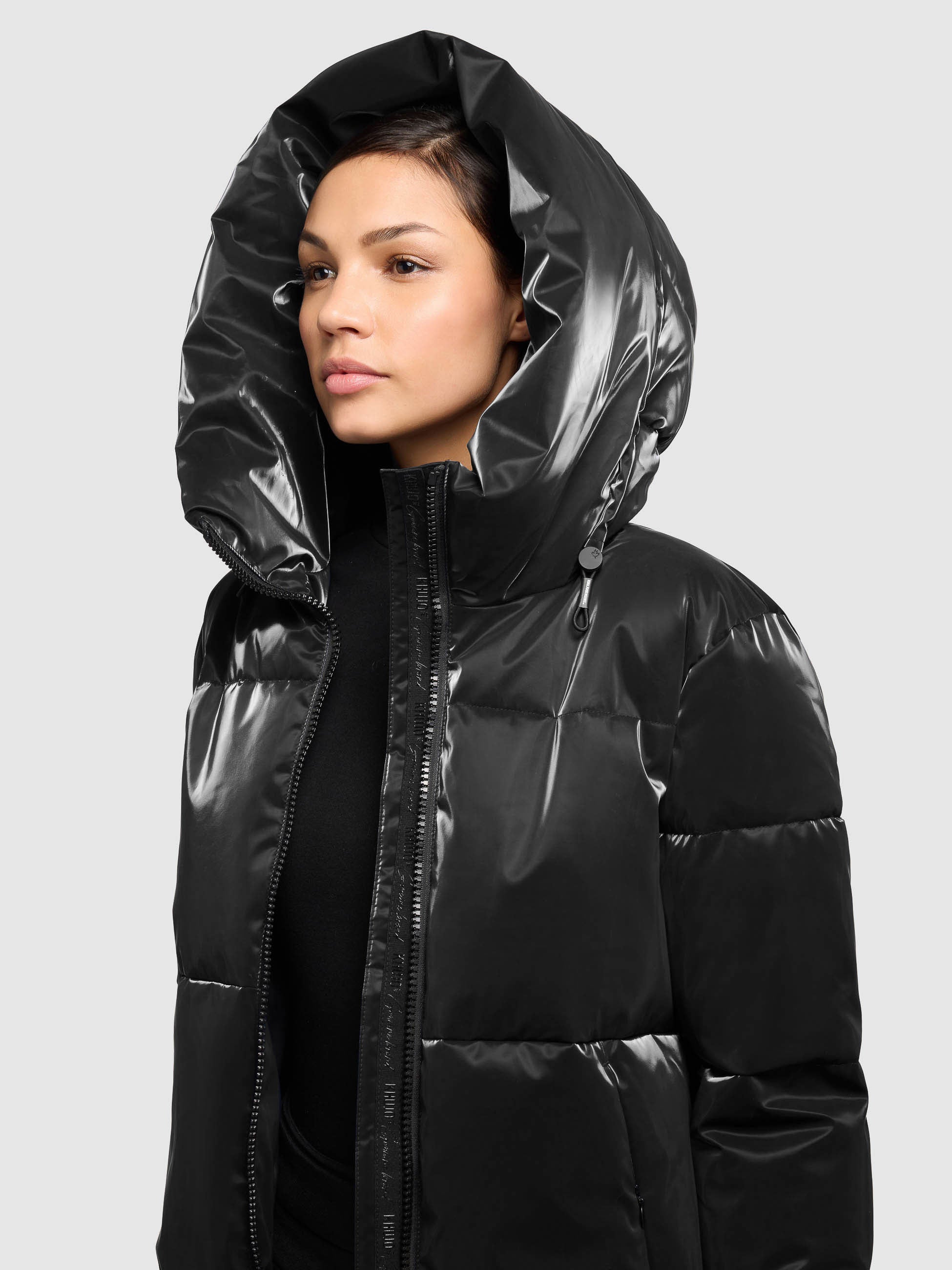 khujo-jacke-audrey-shiny-black-steppjacke-damen image 7