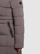 khujo-coat-enakh-graphite-gray-damen-knielanger-steppmantel-slim-fit image 8