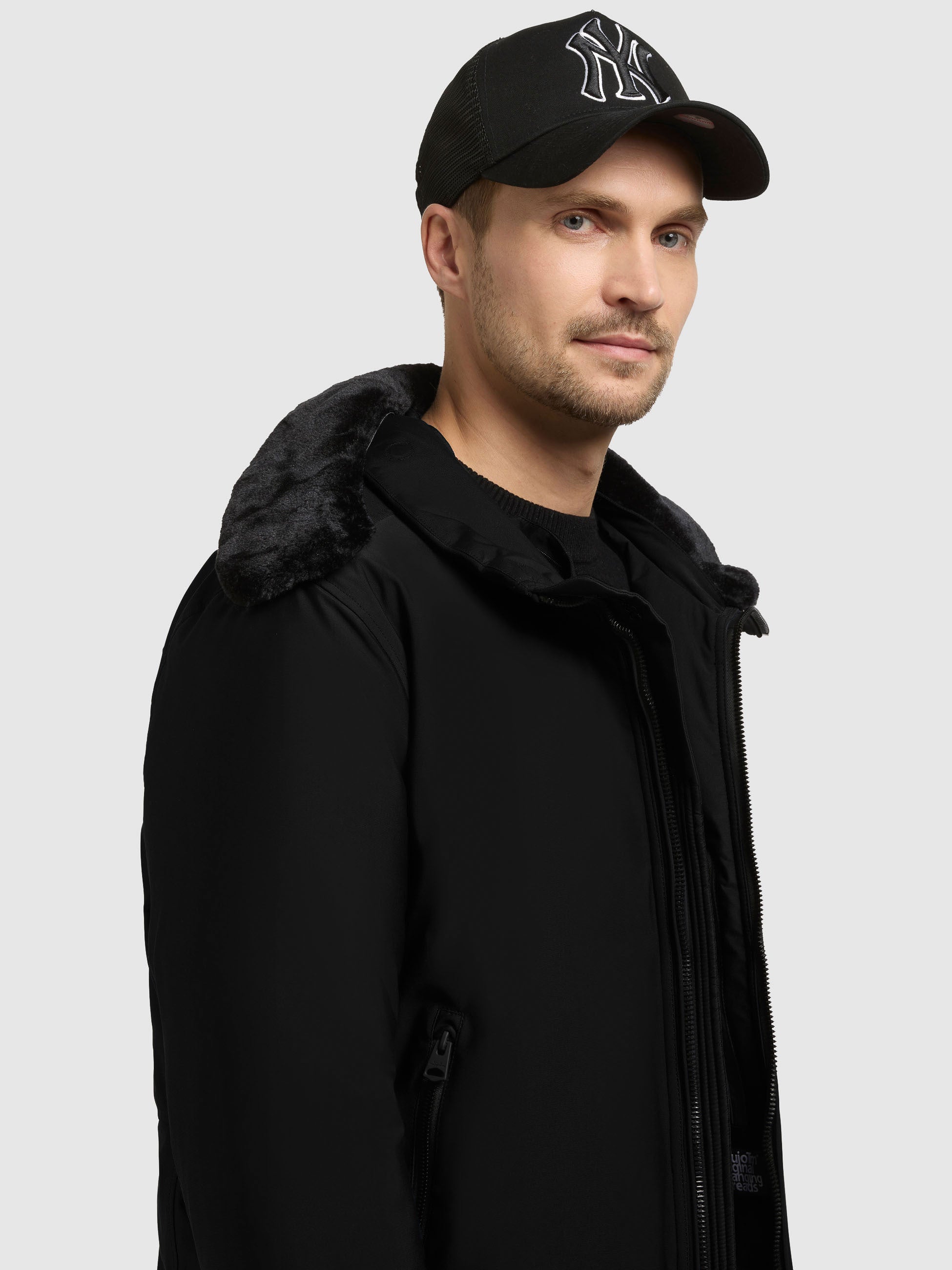 khujo-jacke-huey-black-h-ftlange-damen-blousonjacke-mit-teddyfleece image 7