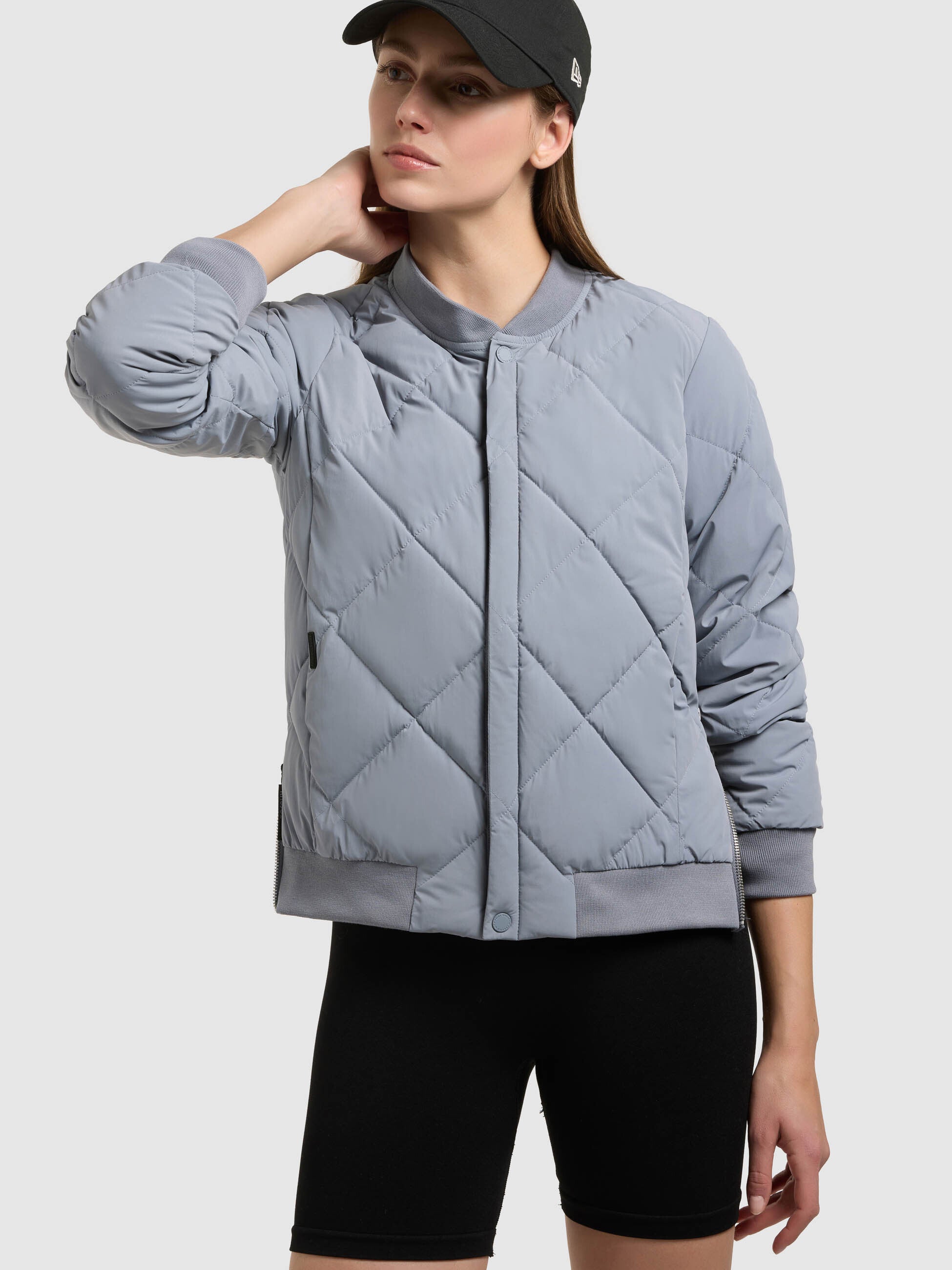 khujo-ange2-damen-bomber-steppjacke-misty-blue image 7