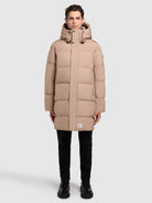 khujo-stank2-damen-mantel-cookie-beige image 2