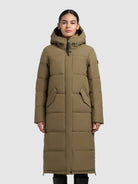 khujo-coat-cami-scrub-green-damen-steppmantel-knielang image 4
