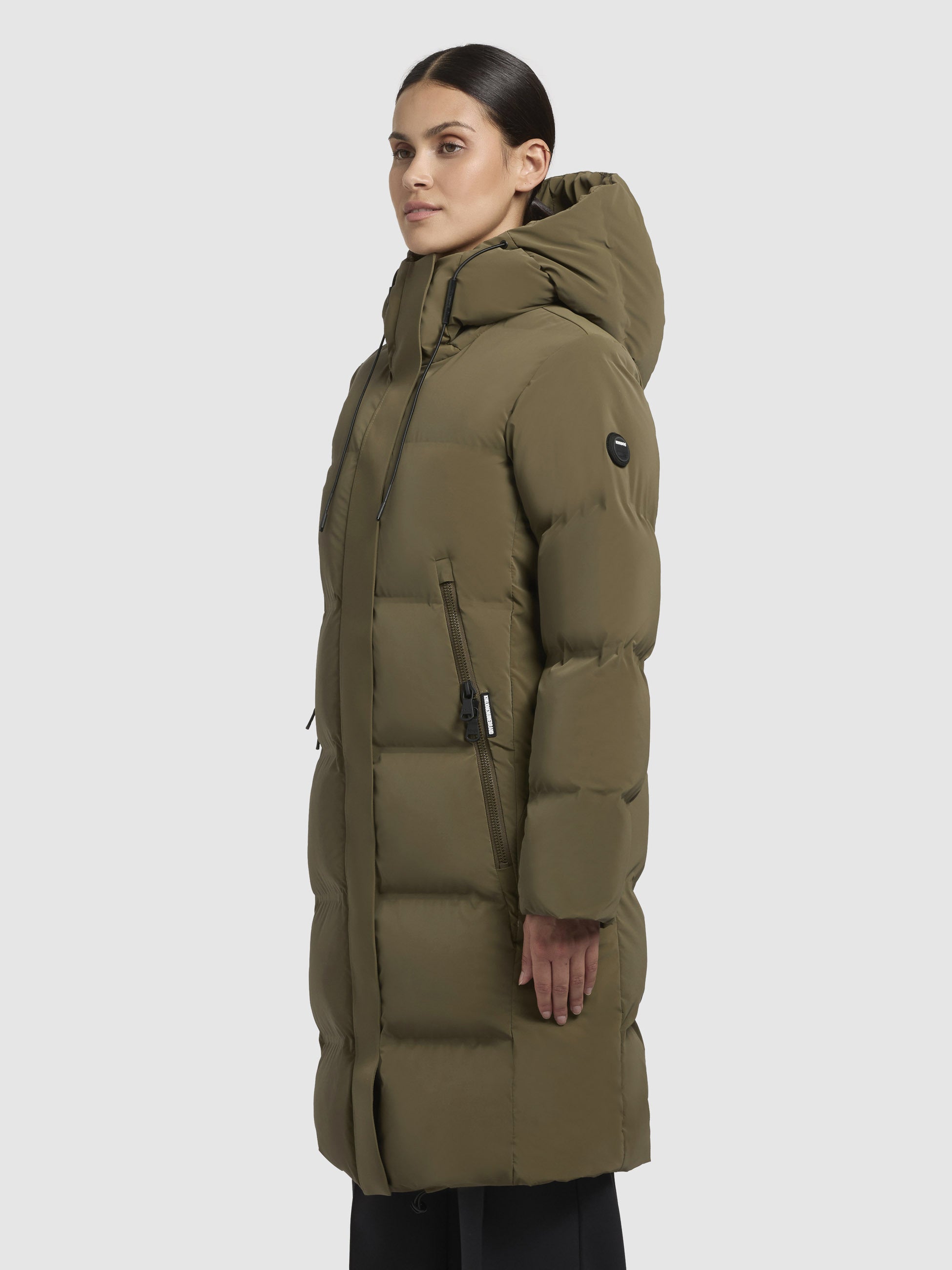 khujo-loni-damen-steppmantel-khaki image 5