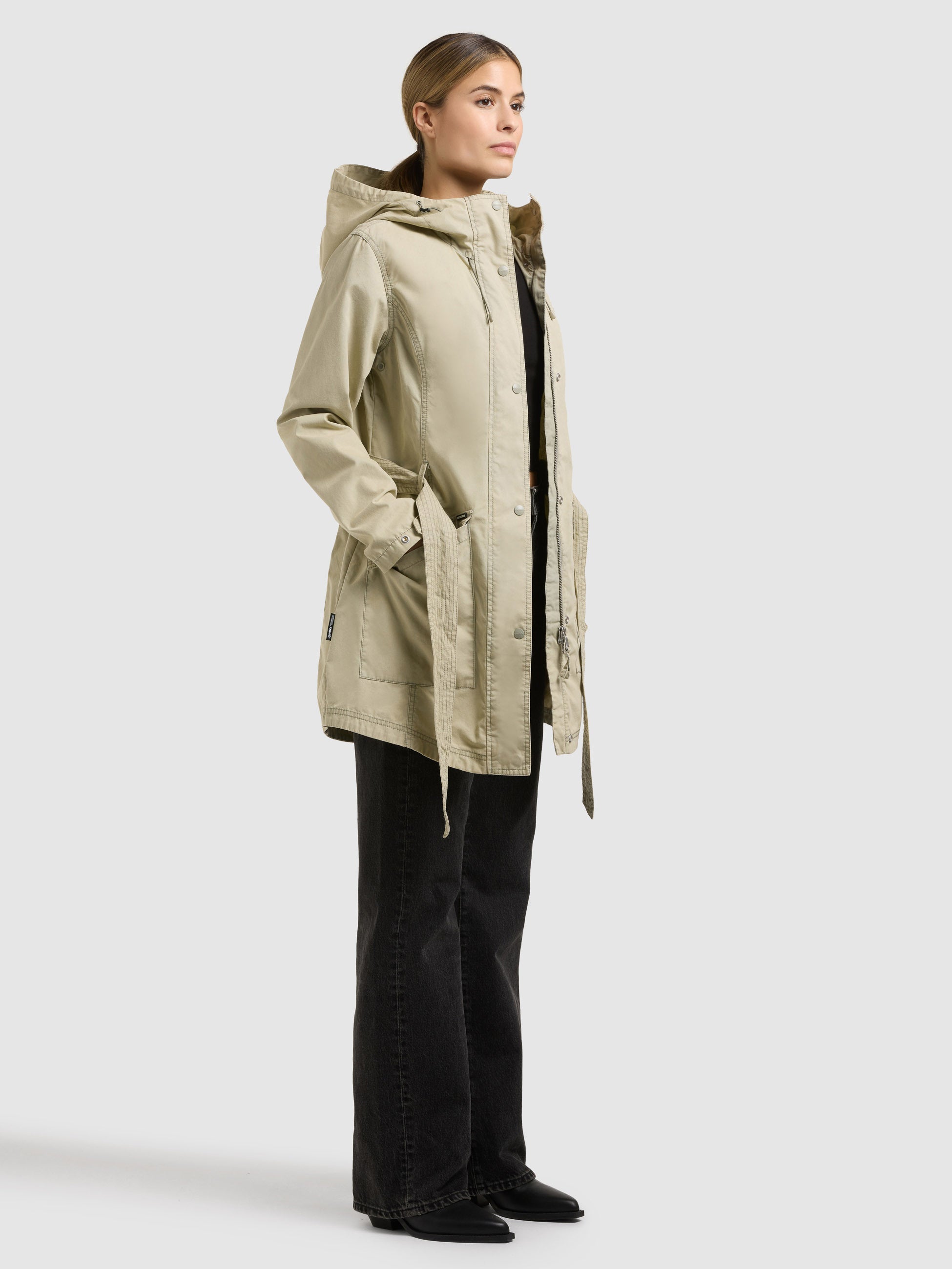 khujo-prea-damen-jacke-sommerparka-cloud-green image 2