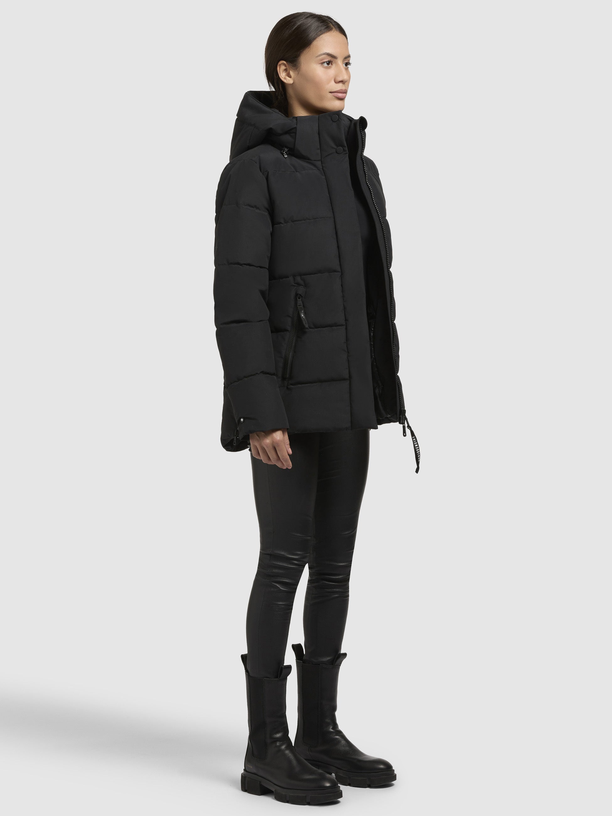 khujo-manc-damen-winterjacke-schwarz image 6